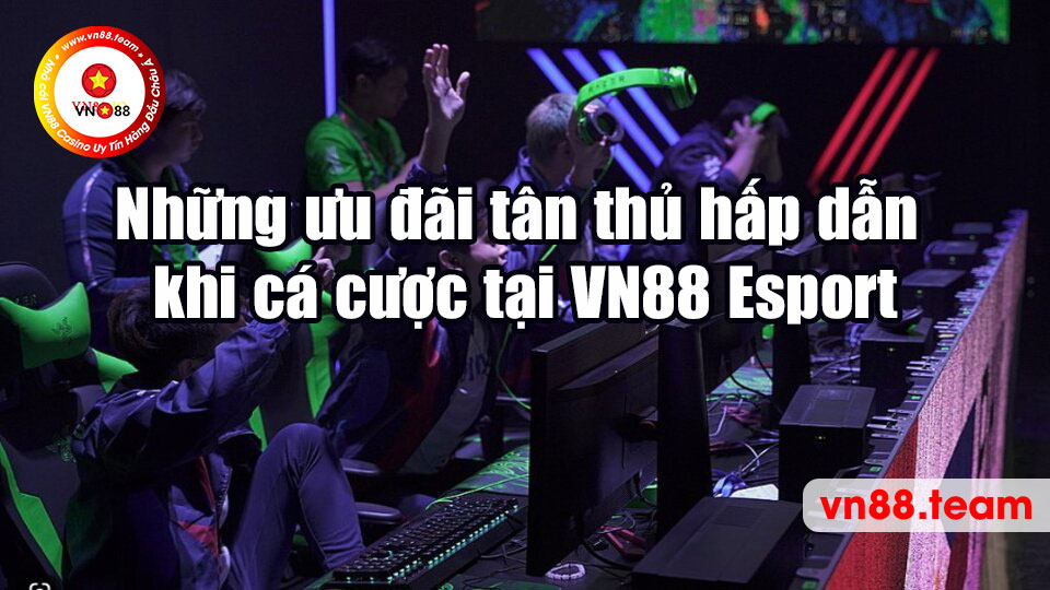 Những ưu đãi tân thủ hấp dẫn khi cá cược tại VN88 Esport