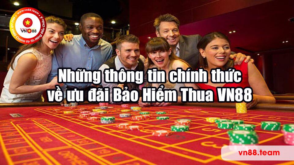 Những thông tin chính thức về ưu đãi Bảo Hiểm Thua VN88