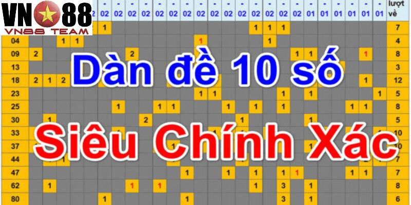 Các phương pháp soi cầu dàn đề 10 số khung 3 ngày